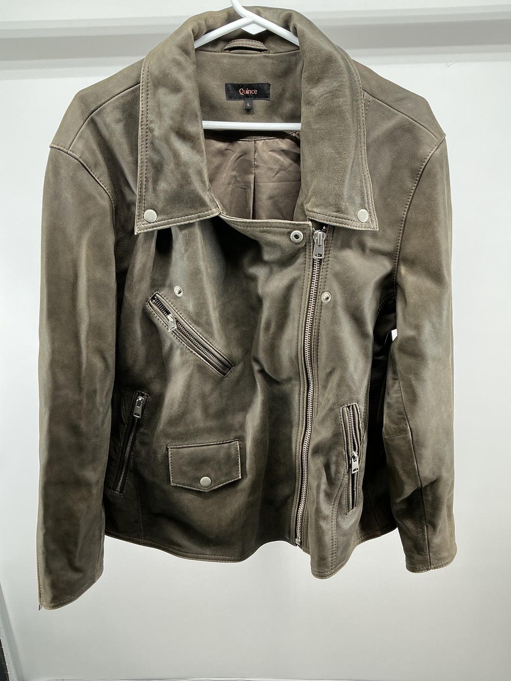 100% Leather Oversized Biker Jacket
